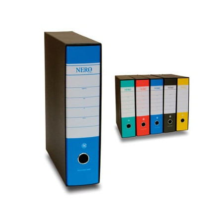 Registratore a leva brefiocart 12 pz. commerciale 8cm blu [0201156b]