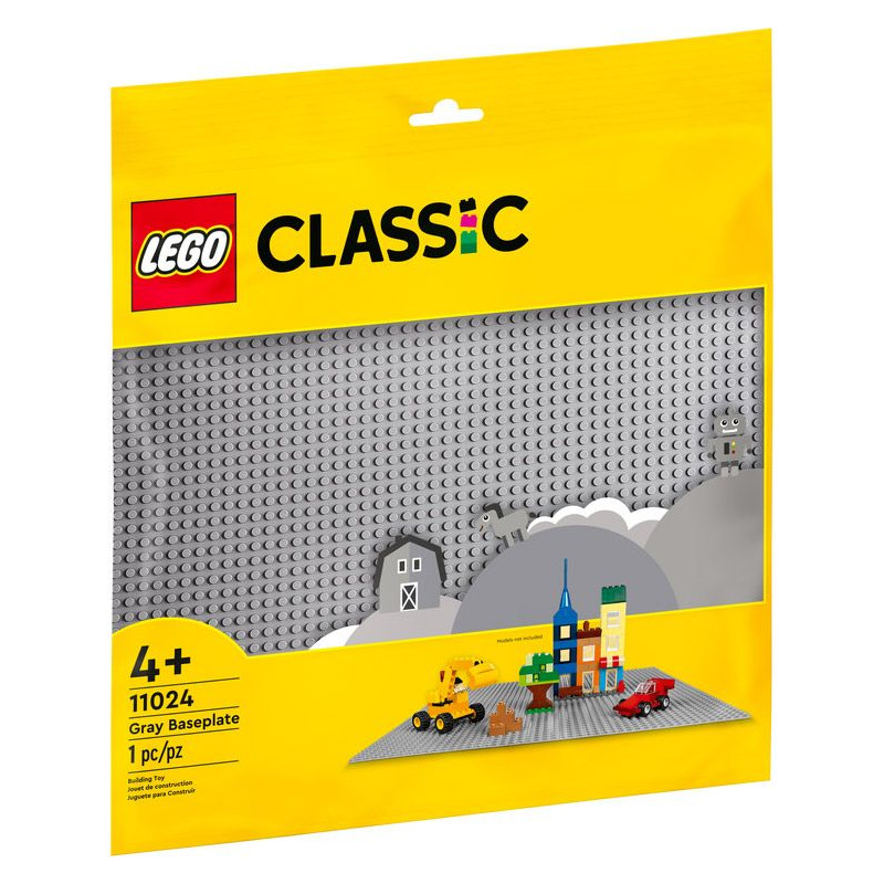 Lego classic 11024 piastra di base grigia