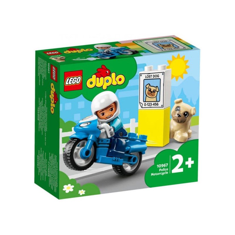 Lego duplo 10967 motocicletta della polizia