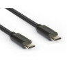 Cavo usb hamlet tipo-c/c 2.0 m/m 1.5m nero [xcuc-pd115c]
