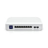 Switch ubiquiti gestito 8-porte 100/1000/2500mpbs 8xpoe ubt bianco