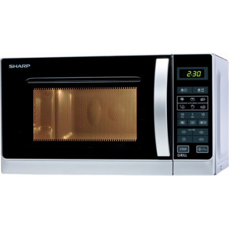 Microonde sharp con gril r642inw - silver [r642in]