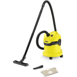 Aspirapolvere a bidone karcher wd2 solidi-liquidi 1000w 12lt