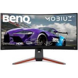 Monitor led 34'' benq mobiuz ex3410r wide quad hd 3440x1440p