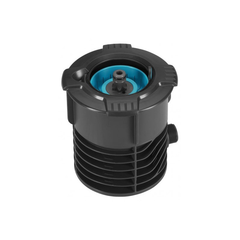 Presa d'acqua interrata gardena 20/27 filettatura maschio grigio/turchese