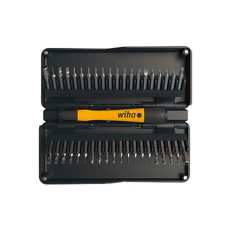 Set di punte cacciavite wiha zai hause 40pz nero [dht0004]