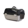 Trasportino gulliver 2 con porta metallo 55x36x35 cm grigio scuro/grigio