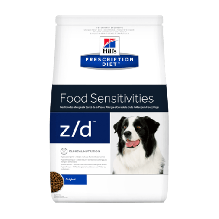 Mangime secco hill's prescription diet food sensitivity canine