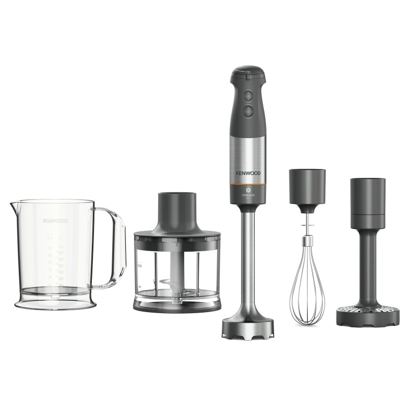 Frullatore da tavolo kenwood hbm60.307gy triblade xl 1000w argento/nero