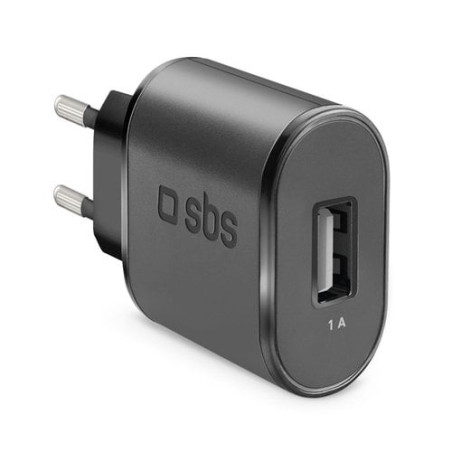 Alimentatore da rete sbs 1000mah 5w nero