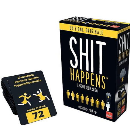 Gioco di societa goliath shit happens per sfiga nero [376551.006]