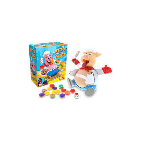 Gioco di societa goliath otto il maialotto che fa il botto multicolore