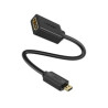 Cavo ugreen da micro hdmi maschio hdmi femmina 20cm nero [20134]