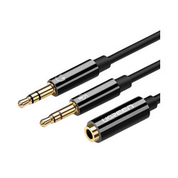 Cavo splitter ugreen 20898 3.5mm femmina a 2x 3.5mm maschio 0.2m