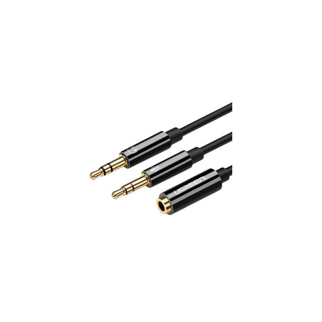Cavo splitter ugreen 20898 3.5mm femmina a 2x 3.5mm maschio 0.2m