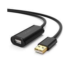Cavo di prolunga attivo ugreen usb 2.0 480mbps 5m nero [10319]
