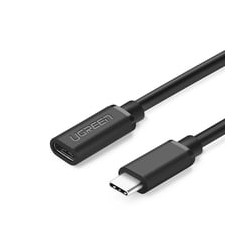 Cavo di prolunga ugreen usb tipo-c 3.1 5000mbit/s 0.5m nero [40574]