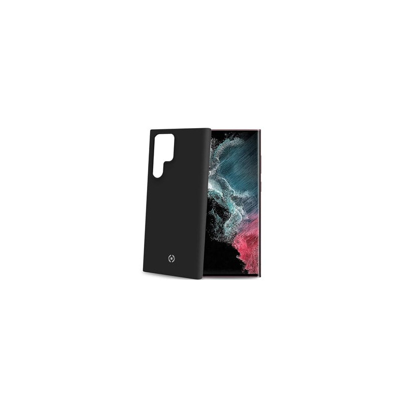 Custodia celly per samsung galaxy s22 ultra nero [cromo1012bk]