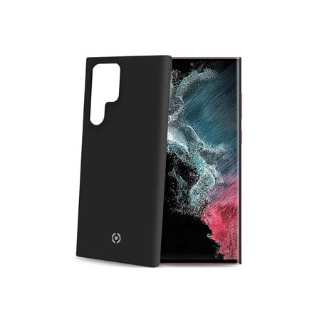 Custodia celly per samsung galaxy s22 ultra nero [cromo1012bk]