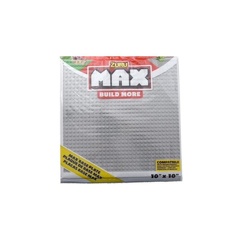 Base da costruzione zuru max build 24 b 25.5 x 25.5cm grigio/verde