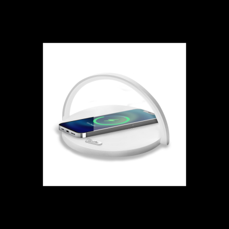 Lampada a led celly con caricatore wireless 15w [wllightcirclewh]