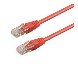 Cavo di rete patch wp europe utp/awg cat.6 1m rosso [wpc-pat-6au010r]