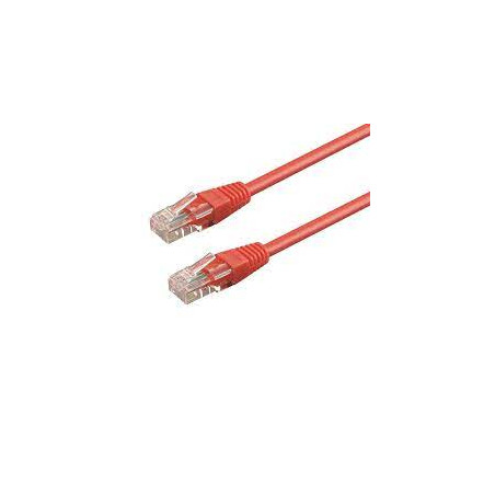 Cavo di rete patch wp europe utp/awg cat.6 1m rosso [wpc-pat-6au010r]