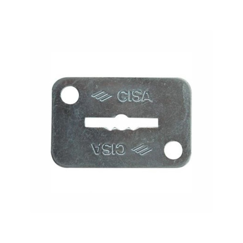 Bocchetta rettangolare cisa in acciaio zincato 46x30mm [06124.02.0]