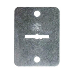 Bocchetta rettangolare cisa in acciaio zincato 60x46mm [06124.00.0]