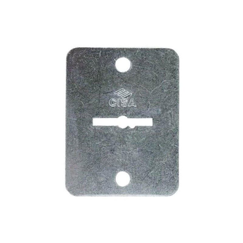 Bocchetta rettangolare cisa in acciaio zincato 60x46mm [06124.00.0]