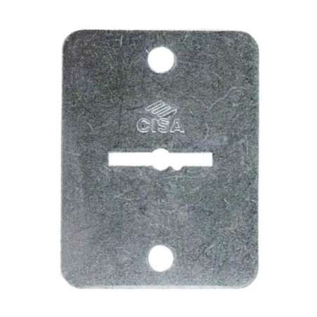 Bocchetta rettangolare cisa in acciaio zincato 60x46mm [06124.00.0]