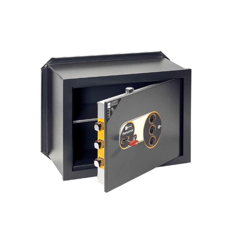 Casseforte con chiave mottura 230 x 350 x 250mm nero [112125]