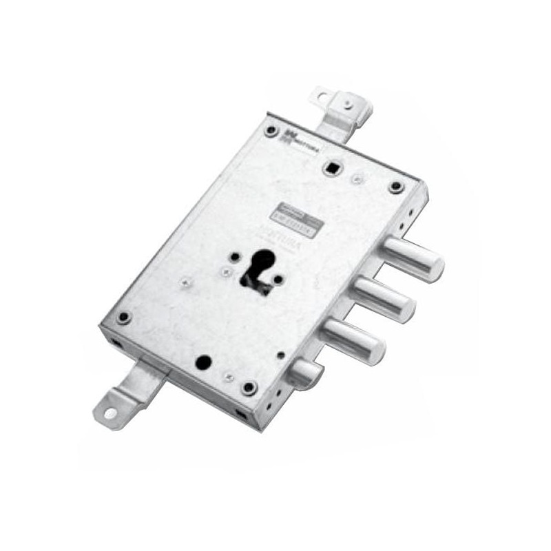 Serratura mottura per porte blindate 3 pistoni 136x206x30mm [898571tosq]