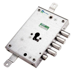Serratura mottura per porte blindate 4 pistoni 206x136x31mm [85571d28q]