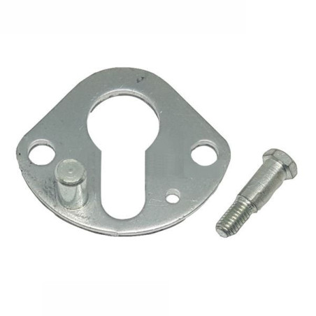 Piastrina mottura per serrature cilindro con fori 6mm [99066d]
