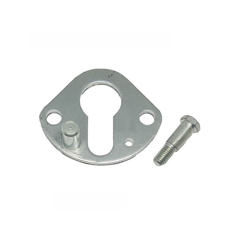 Piastrina mottura per serrature cilindro con fori 6mm [99066s]