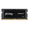 Ram so-dimm ddr5 8gb kingston fury impact 4800mhz/cl38/nero [kf548s38ib-8]