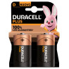 Pila alcalina duracell plus d/1.5v/2pz [141988]