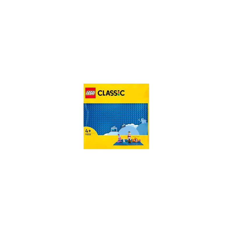 Piastra da costruzione lego classic blu [11025]