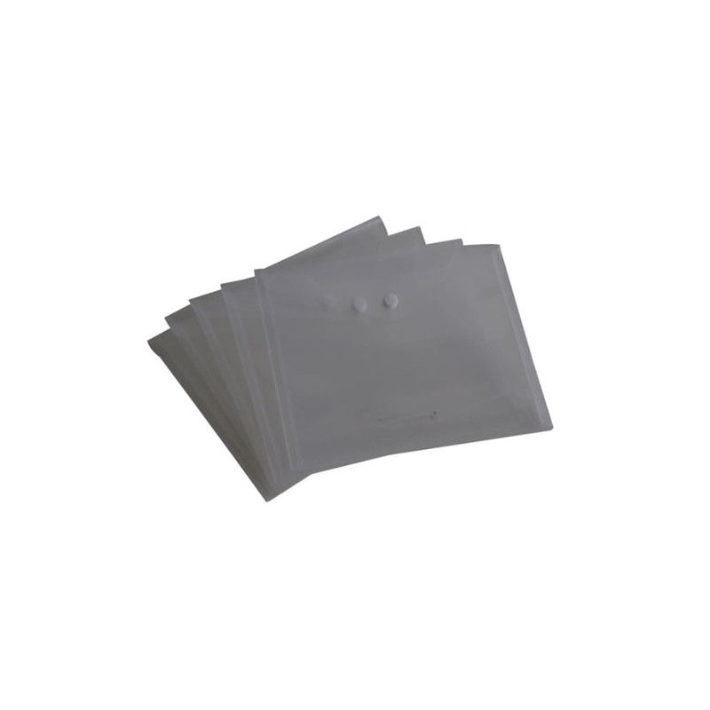 Cartellina a busta rexel 5 pz. con bottone [2101660]