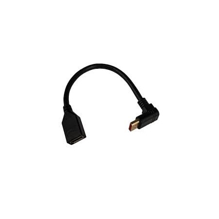 Cavo adattatore inline 0.15m displayport nero [17159o]