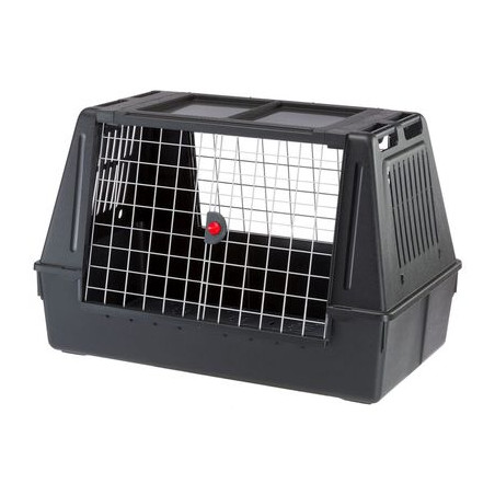 Trasportino da auto ferplast atlas car 100 scenic per cani 100x60x66cm/nero