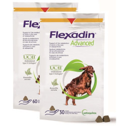 Tavolette masticabili vetoquinol flexadin advanced 60 pezzi per cane