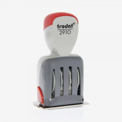 Timbro autoinchiostrante trodat datario 2910/p05 54x34mm/4mm [73042]