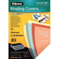Copertine fellowes cf100 300my a4 trasparente 100pz [53763]