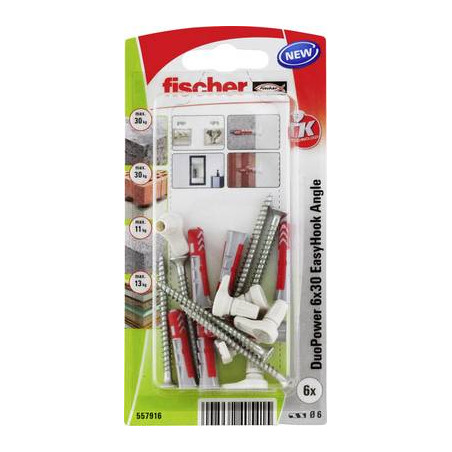 Tasselli fischer duopower 6x30 easyhook