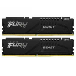 Ram dimm ddr5 64gb kingston 5600 mhz cl40 nero [kf556c40bbk2-64]