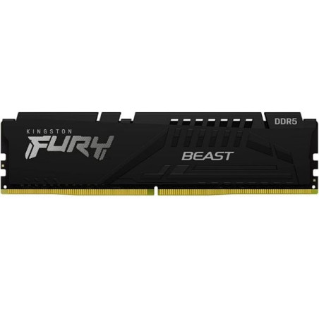 Ram dimm kingston 8gb 5200mhz ddr5 cl40 nero [kf552c40bb-8]