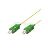 Cavo patch wp europe in fibra ottica os2 9/125 sc-sc 1m giallo
