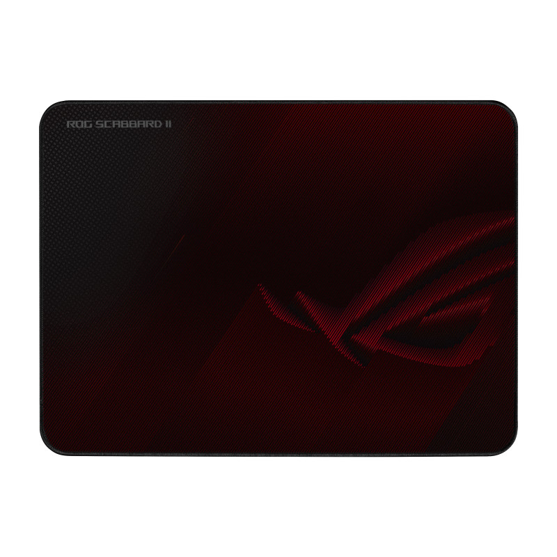 Mousepad asus per mouse rog strix scabbard ii nero rosso [90mp02h0-bpua00]